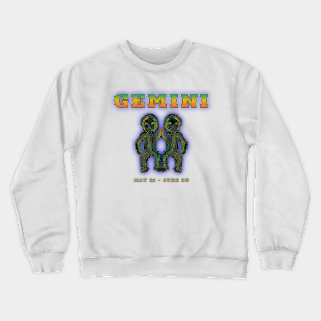 Gemini 2b Prussian Crewneck Sweatshirt by Boogie 72